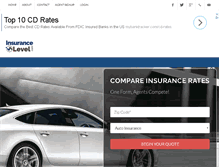 Tablet Screenshot of insurancelevel.com